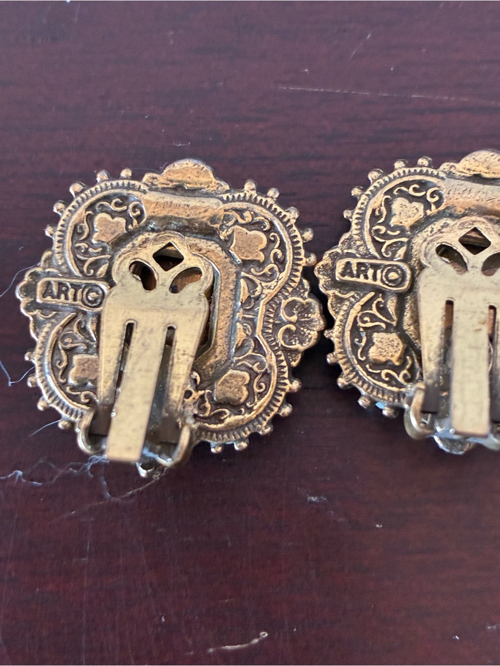 Arthur Pepper Clip on Earrings - Picture 2 of 5